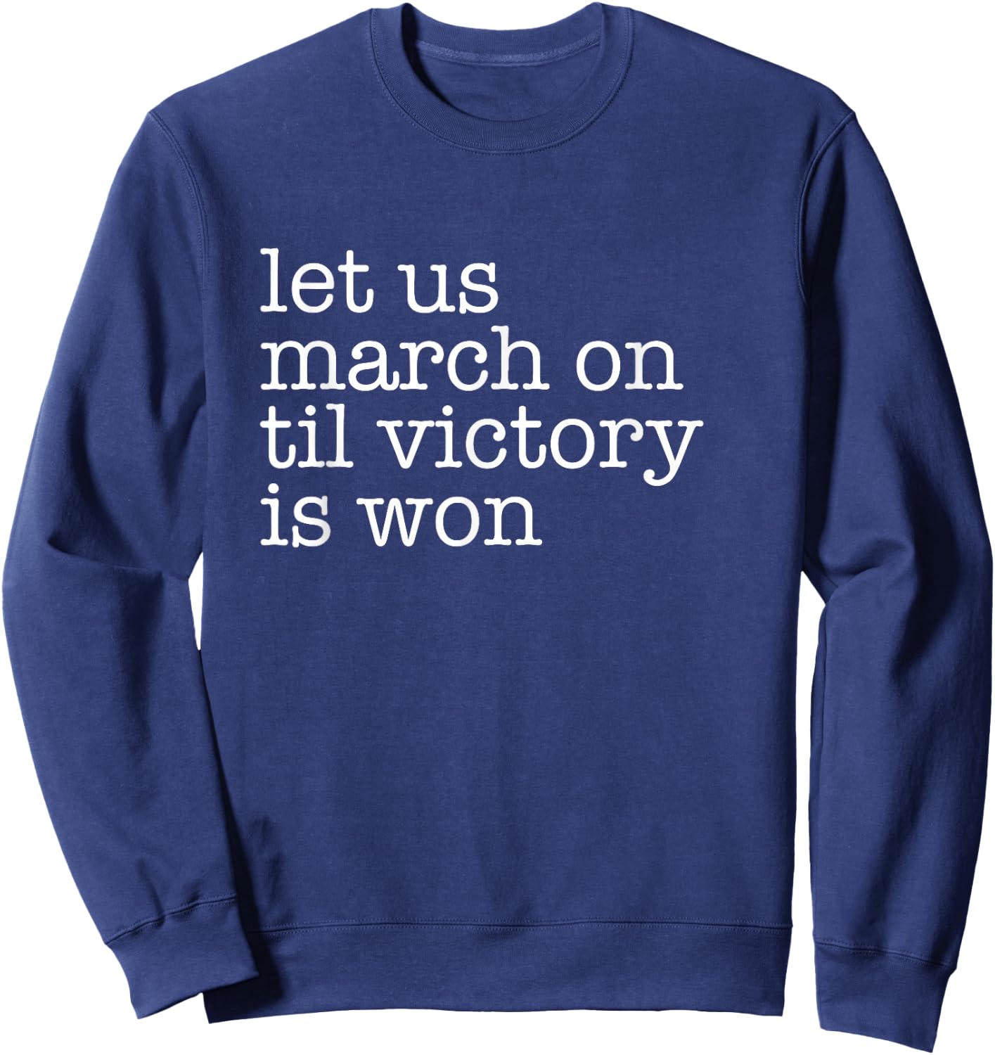 Black National Anthem African American Lift Every Voice Sweatshirt - Sweatshirt | Navy