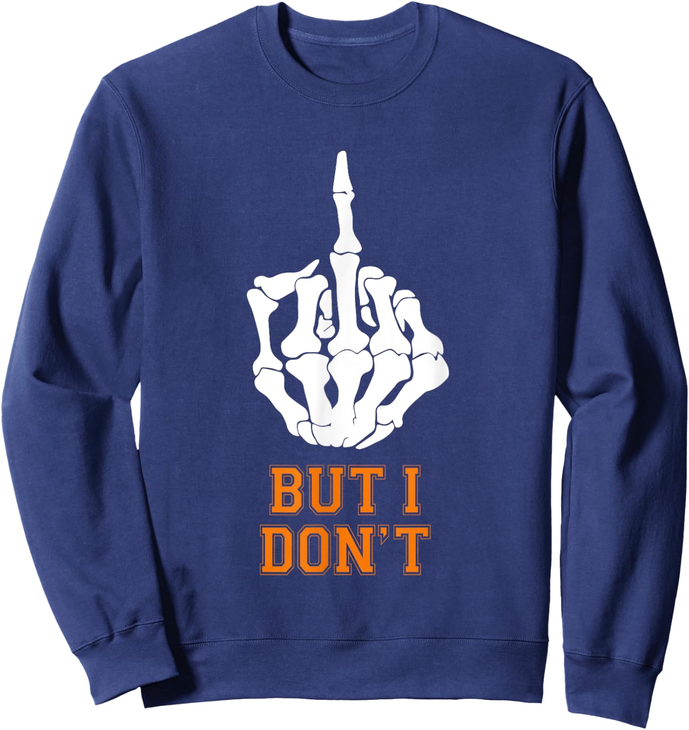 I Love Matching Halloween Shirts But I Don't Funny Couples Sweatshirt - Sweatshirt | Navy