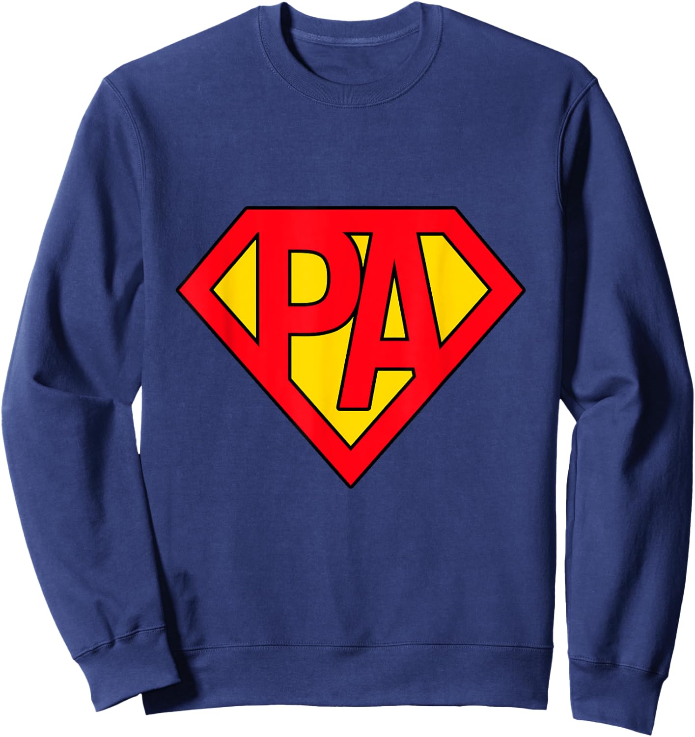 Physician Assistant Super-Hero PA Costume Halloween Gifts Sweatshirt - Sweatshirt | Navy
