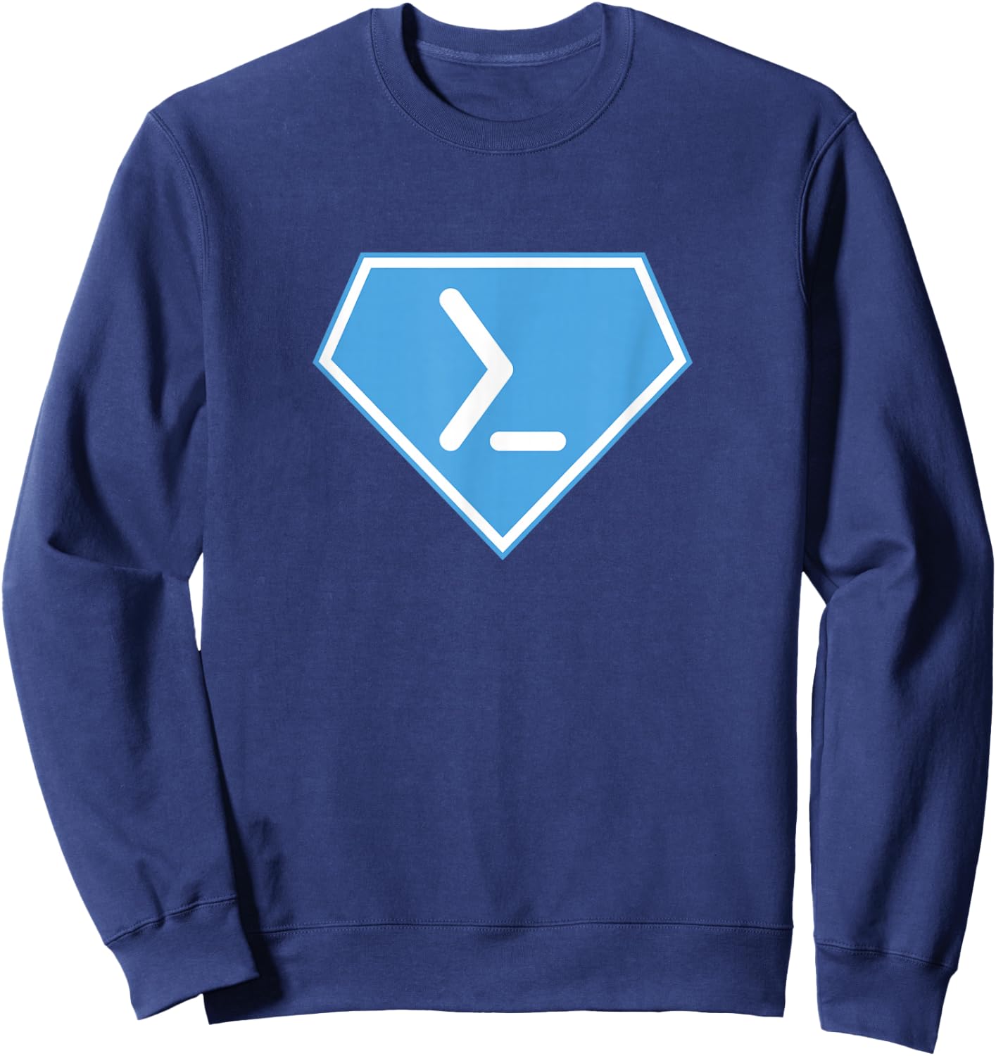 Powershell Super Power Diamond - Men Women Sweatshirt - Sweatshirt | Navy