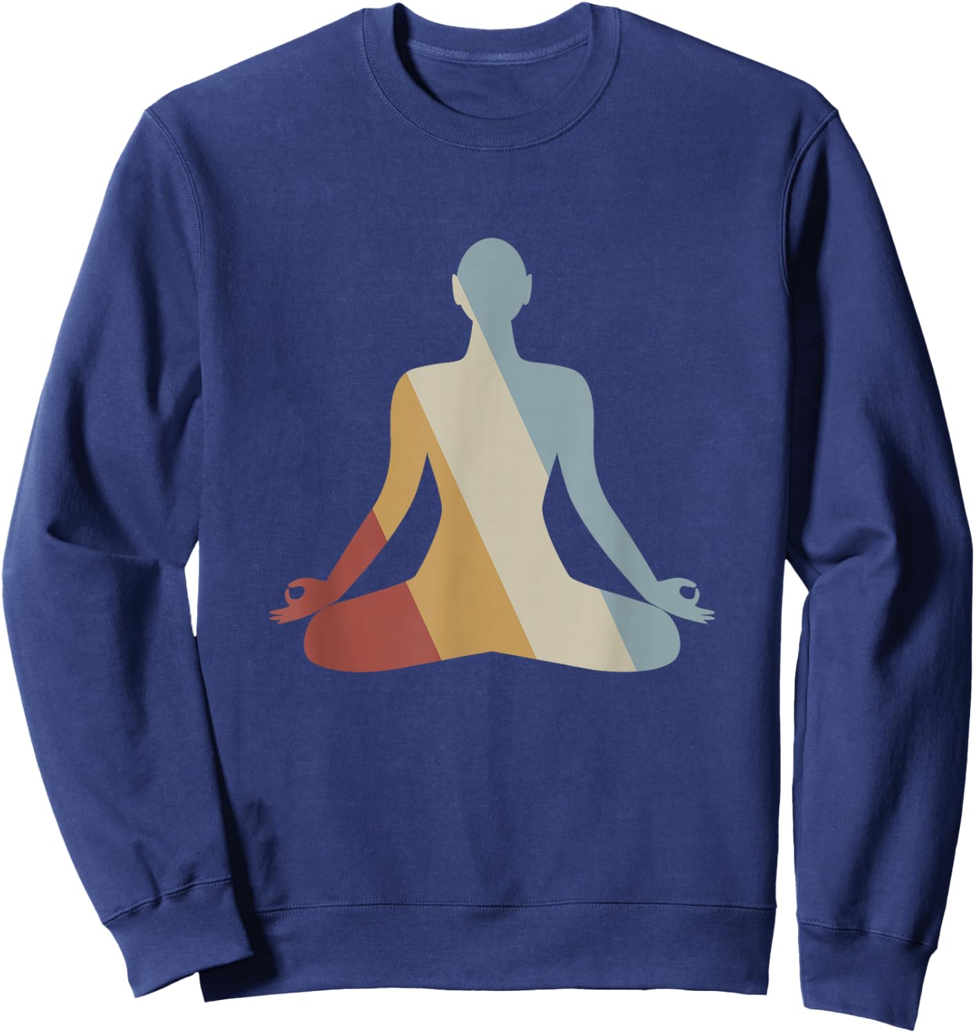 Yoga Retro Style Vintage Sweatshirt - Sweatshirt | Navy