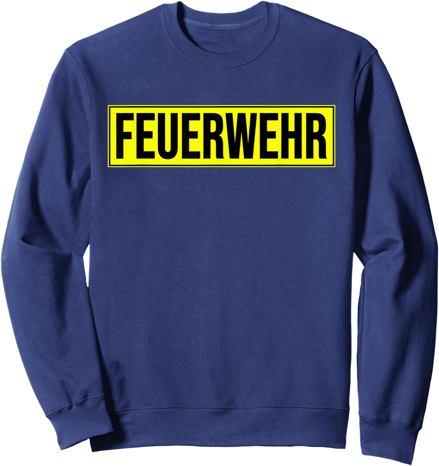 Feuerwehr German Fire Department Brigade Germany Uniform Sweatshirt - Sweatshirt | Navy