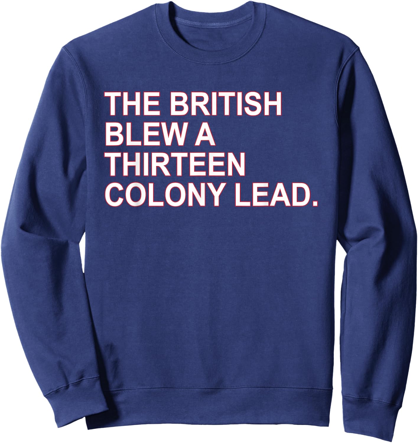 The British Blew A Thirteen Colony Lead Sweatshirt - Sweatshirt | Navy