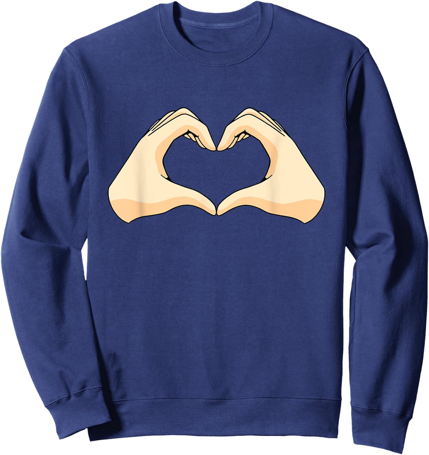 Hands Heart Hand Heart Sweatshirt - Sweatshirt | Navy