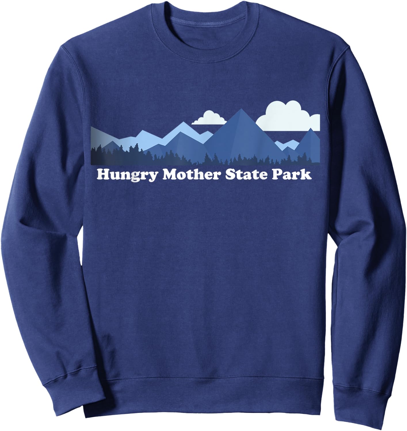 Hungry Mother State Park Virginia Mountains Hiking Sweatshirt - Sweatshirt | Navy