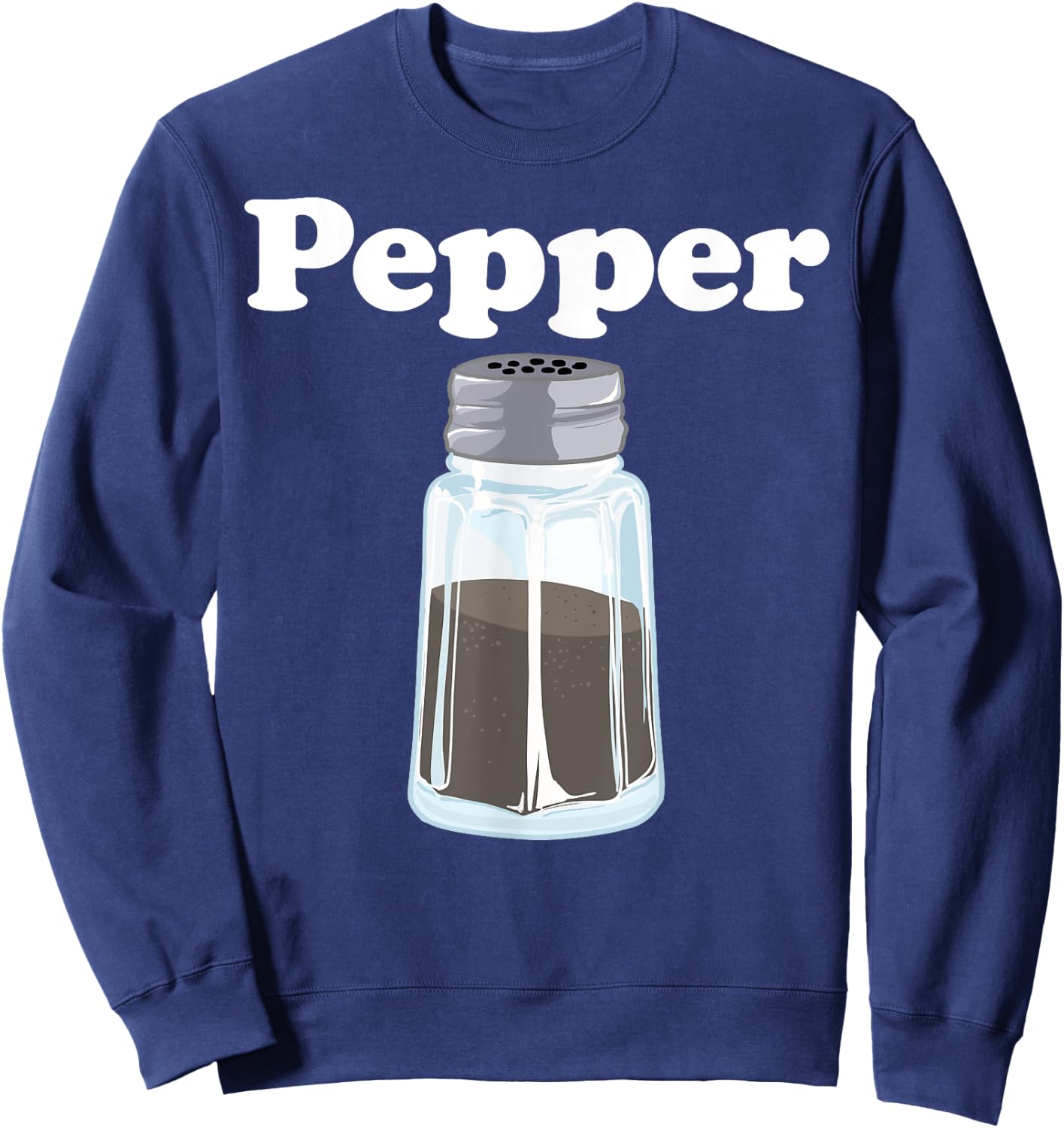 Pepper Salt and Pepper BFF Matching Halloween Costume Sweatshirt - Sweatshirt | Navy