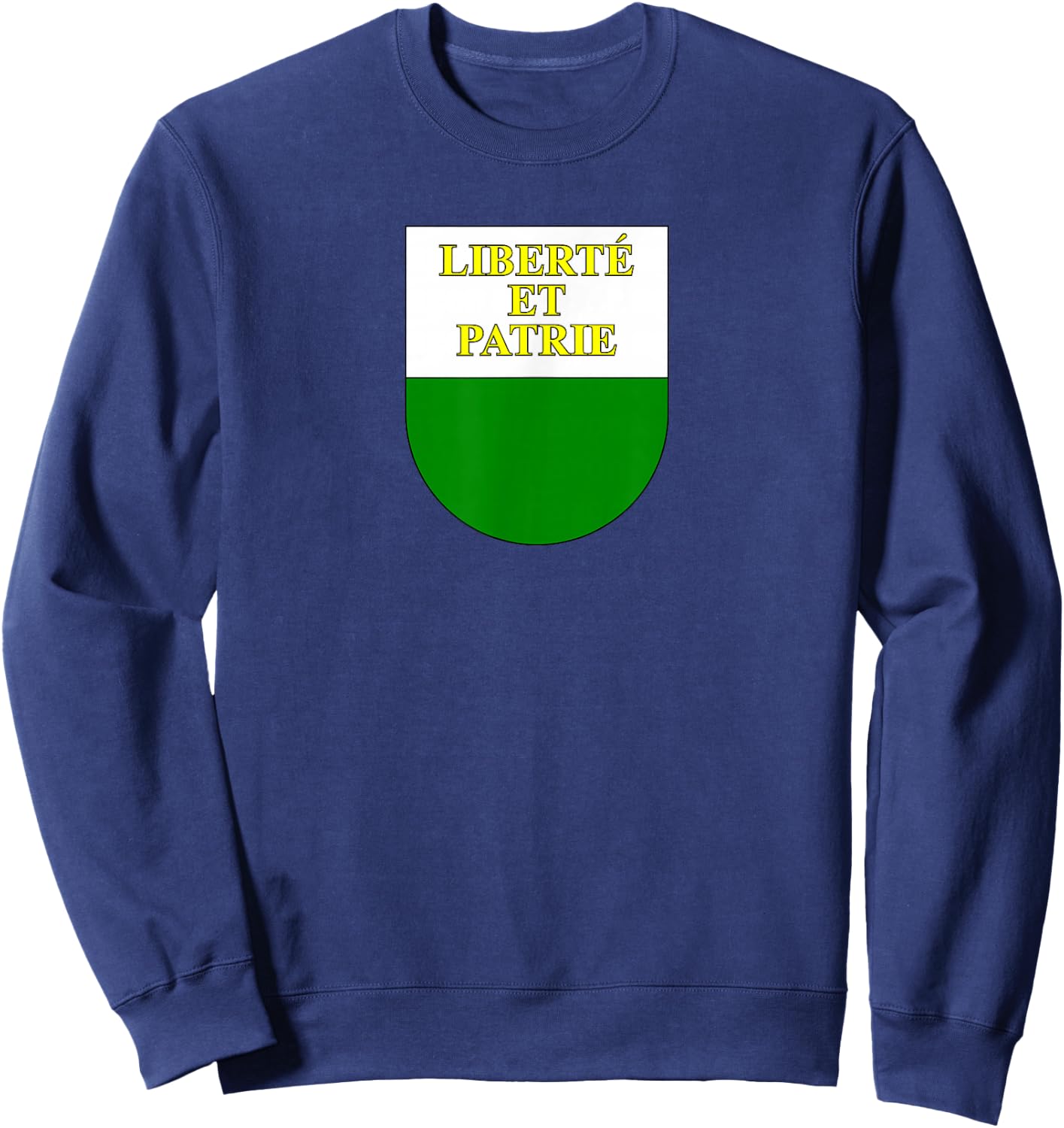 Vaud - Swiss Canton Coat of Arms Sweatshirt - Sweatshirt | Navy