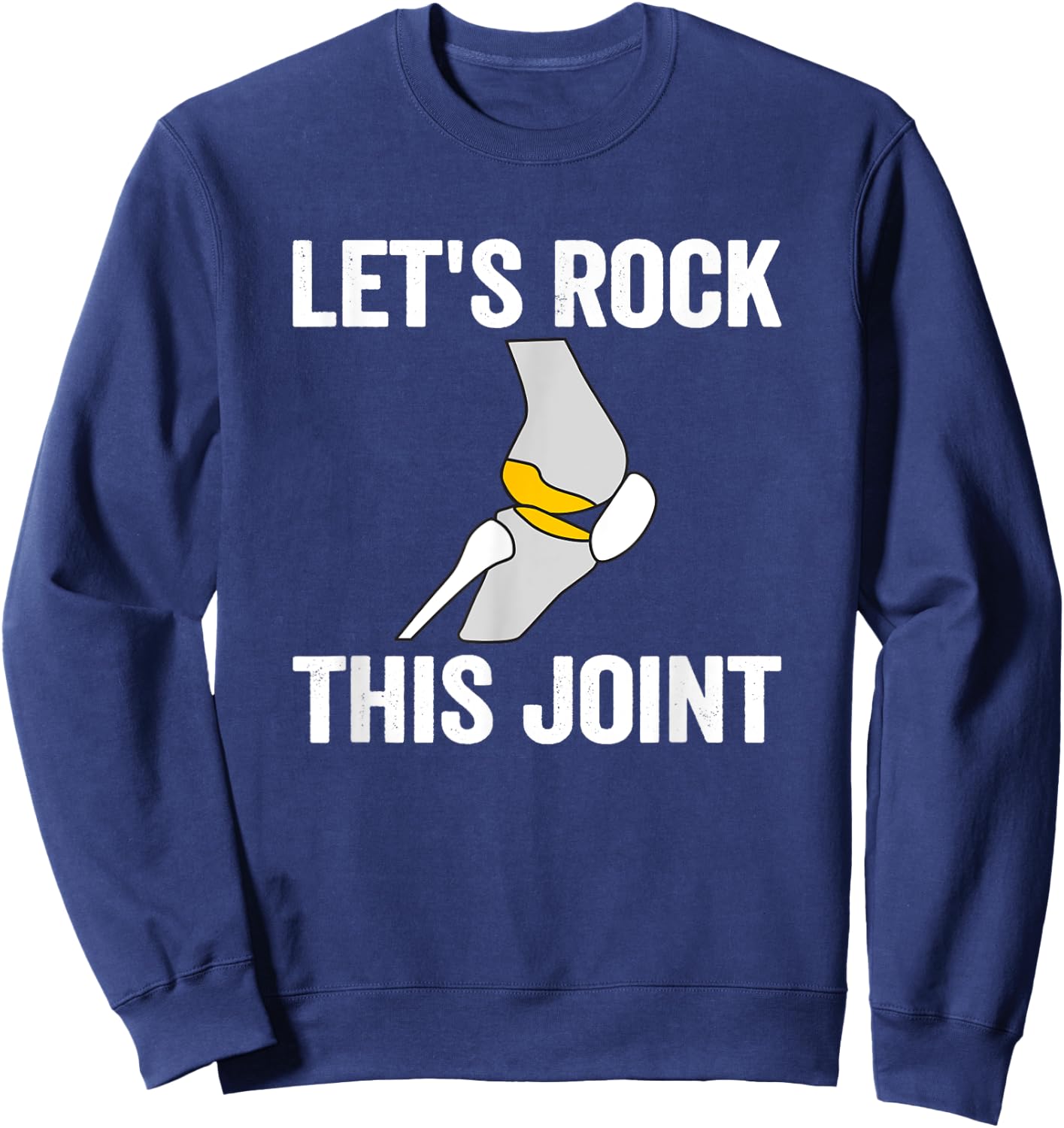 Orthopedic Nurse Knee Joint Replacement Recovery Therapist Sweatshirt - Sweatshirt | Navy