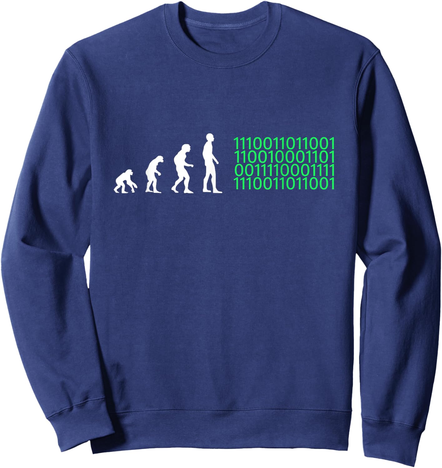 Programmer Evolution Artificial intelligence Sweatshirt - Sweatshirt | Navy