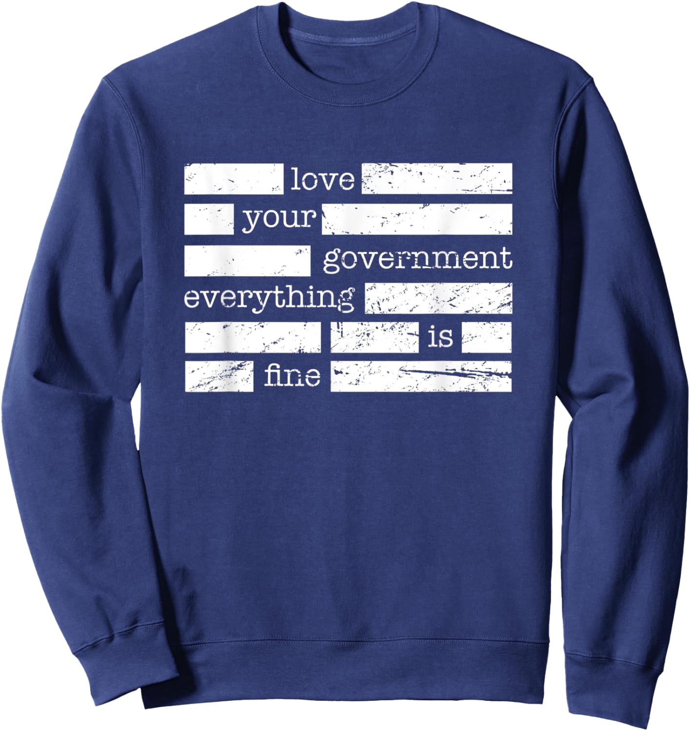 Redacted Conspiracy Theorist Sweatshirt - Sweatshirt | Navy