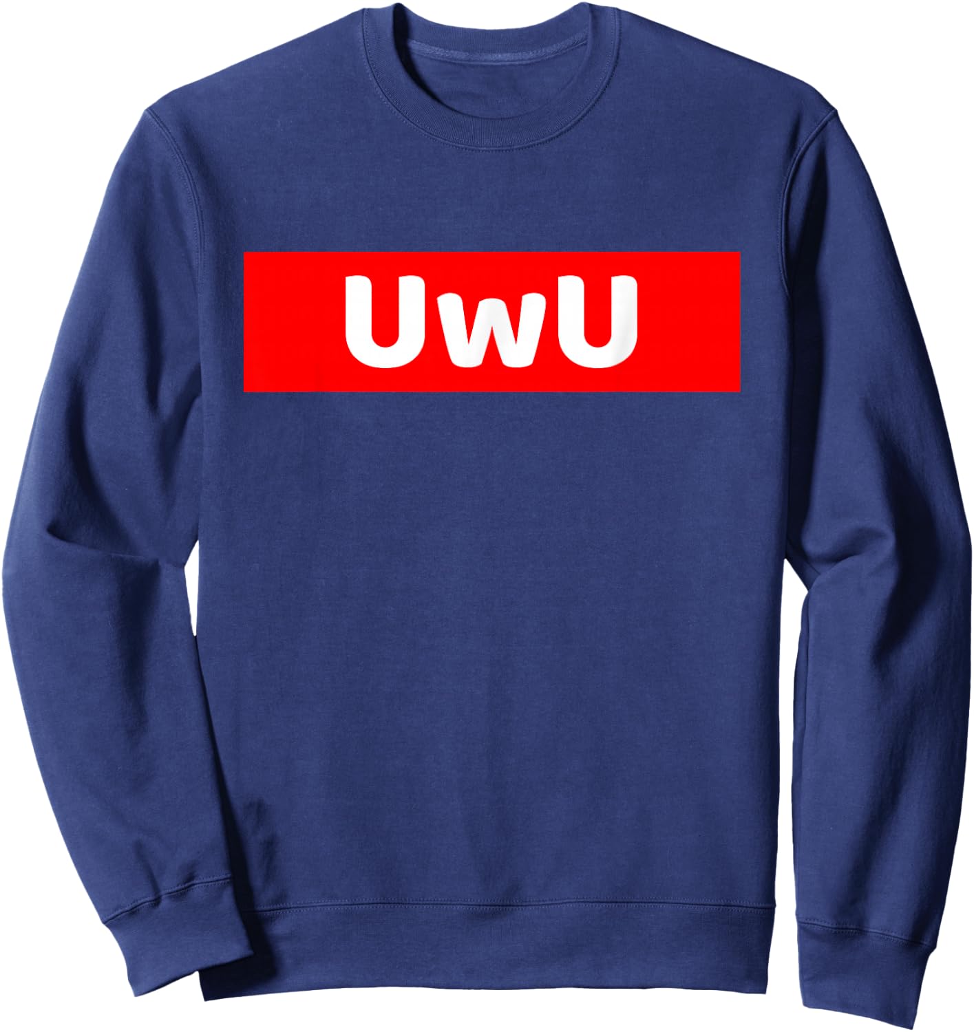 UwU Anime Sweatshirt - Sweatshirt | Navy