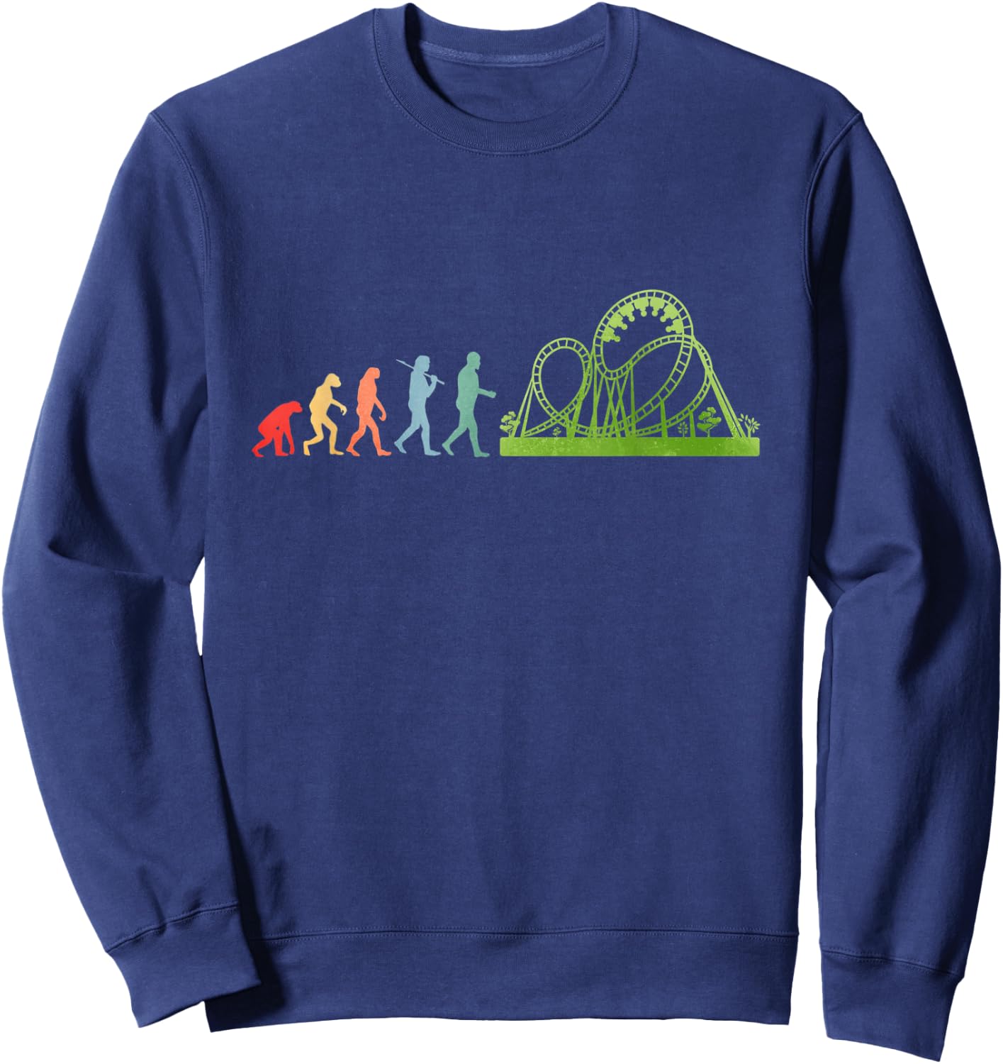 Freak Kirmes Roller Coaster Sweatshirt - Sweatshirt | Navy