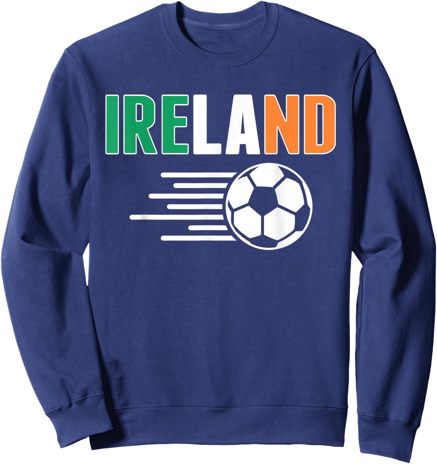 Proud Ireland Soccer Fans Jersey - Support Irish Football Sweatshirt - Sweatshirt | Navy
