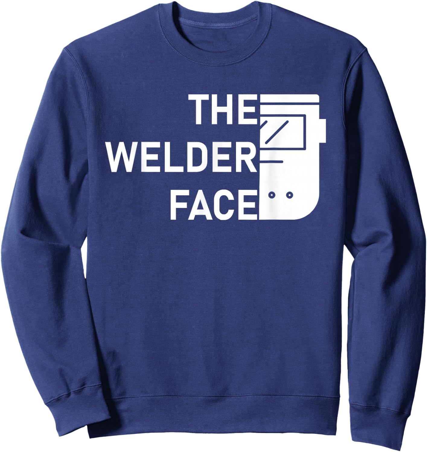 The Welder Face Sweatshirt - Sweatshirt | Navy