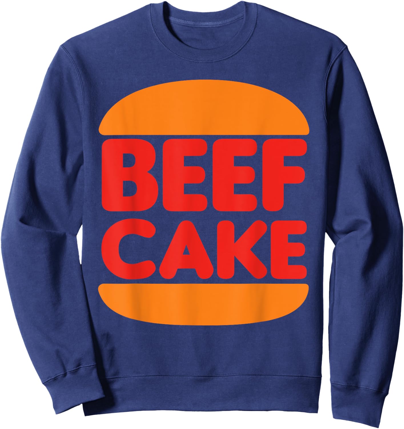 Beefcake Burger For Muscle And Gym Sweatshirt - Sweatshirt | Navy