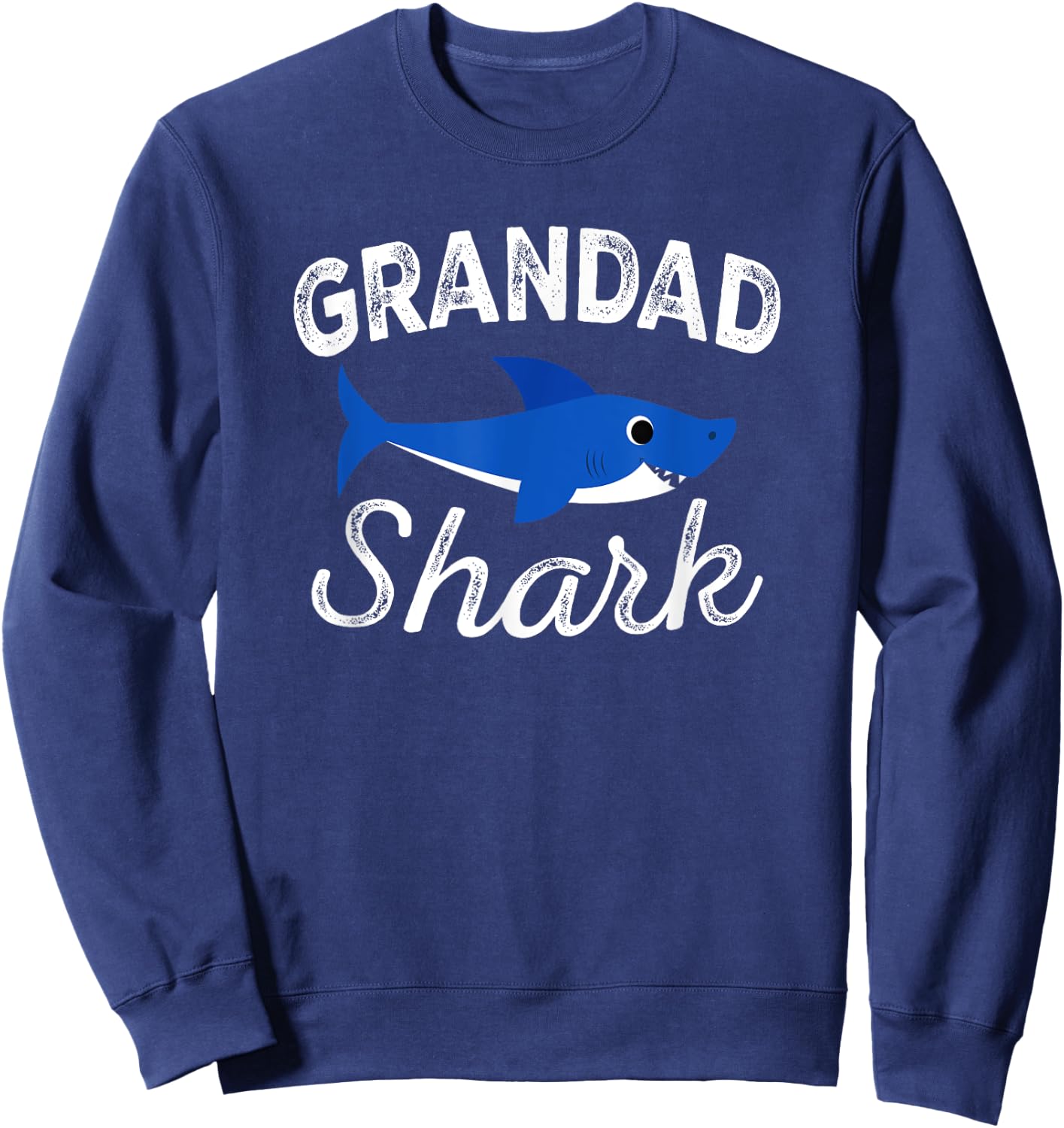 Grandad Shark Sweatshirt - Sweatshirt | Navy