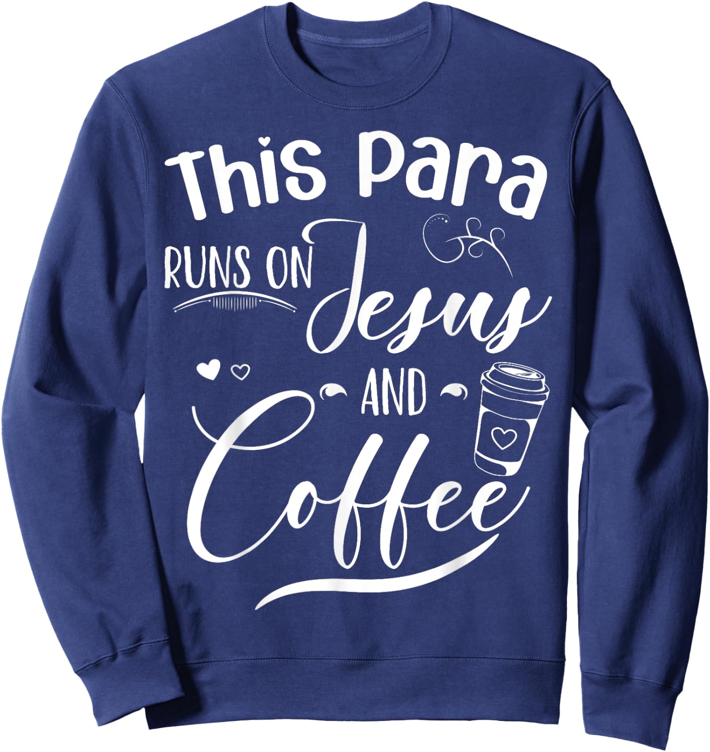 Funny Paraprofessional Teacher Para Sped Ed Parapro Sweatshirt - Sweatshirt | Navy
