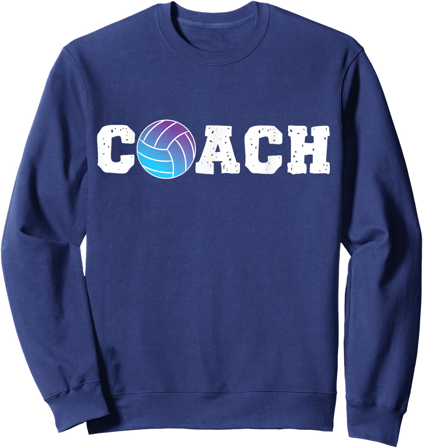 Team Coach Coach Volleyball Player Sweatshirt - Sweatshirt | Navy