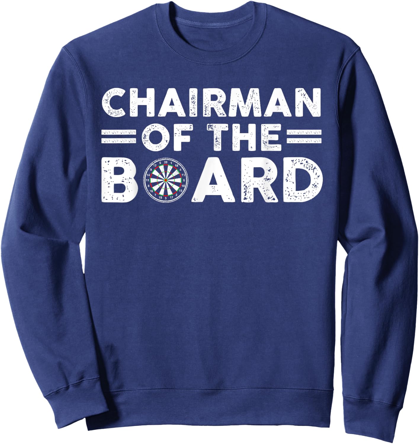 Funny Dart Novelty Lover Men Women Dartboard Game Player Sweatshirt - Sweatshirt | Navy