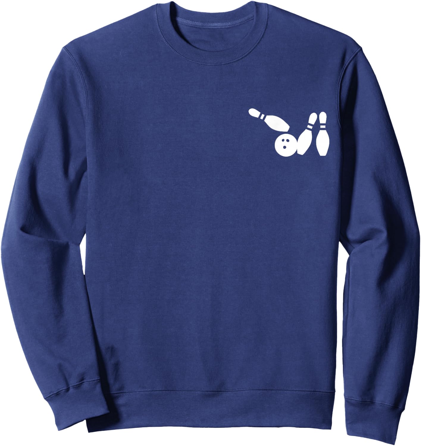 Bowling Team Shirt Livin on A Spare Matching League Gift Sweatshirt - Sweatshirt | Navy