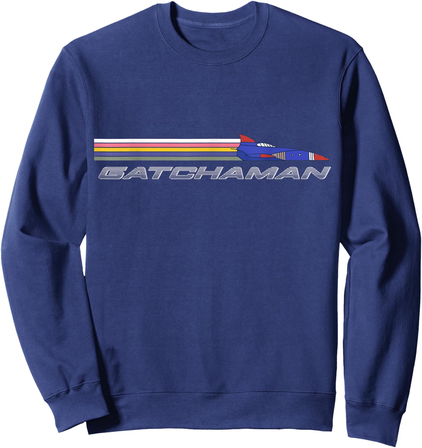 Battle of the planets Ship Gatchaman G Force Phoenix Sweatshirt - Sweatshirt | Navy