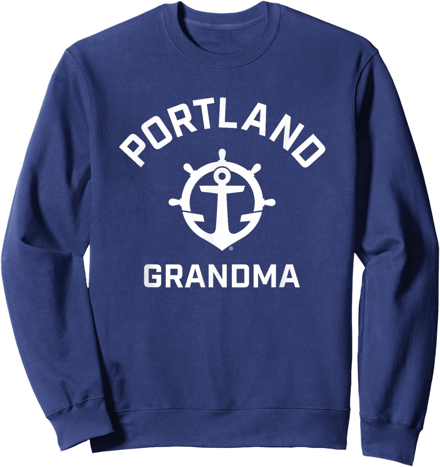 University of Portland Pilots Arched Grandma Sweatshirt - Sweatshirt | Navy