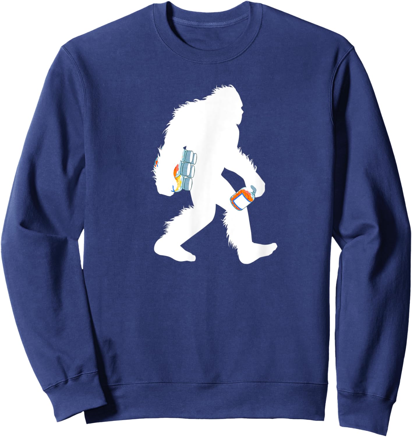 Bigfoot Pharmacist Cryptid Sasquatch Pharmacy Druggist Sweatshirt - Sweatshirt | Navy