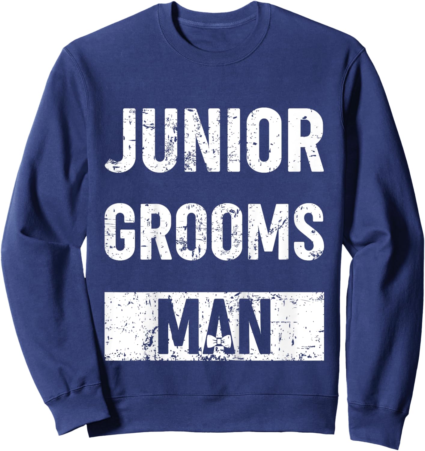 Kids Junior Groomsman Wedding Groom Gift Cute Little Party Man Sweatshirt - Sweatshirt | Navy
