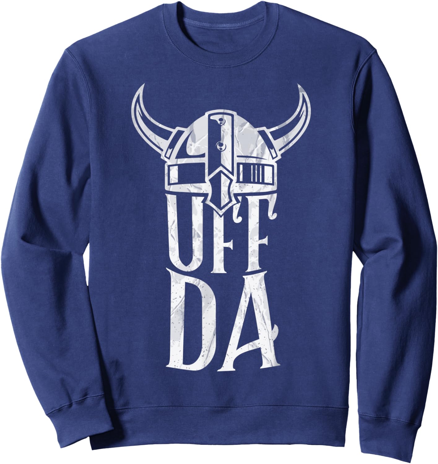 Funny Scandinavian Uff Da popular Nordic Quotes and Sayings Sweatshirt - Sweatshirt | Navy
