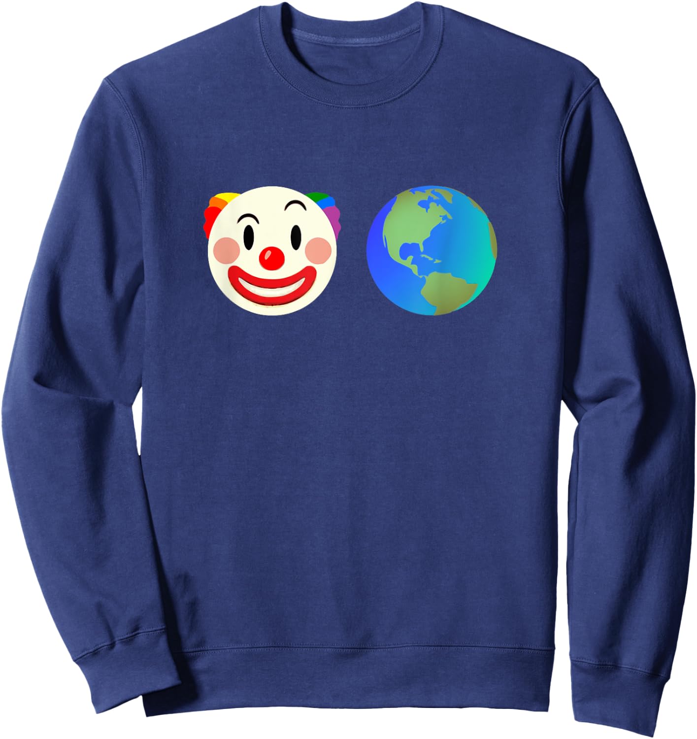 Clown World Design Honk Honk Small Sweatshirt - Sweatshirt | Navy