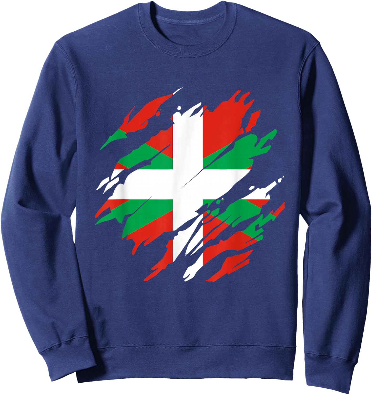 Basque Country Flag Sweatshirt - Sweatshirt | Navy