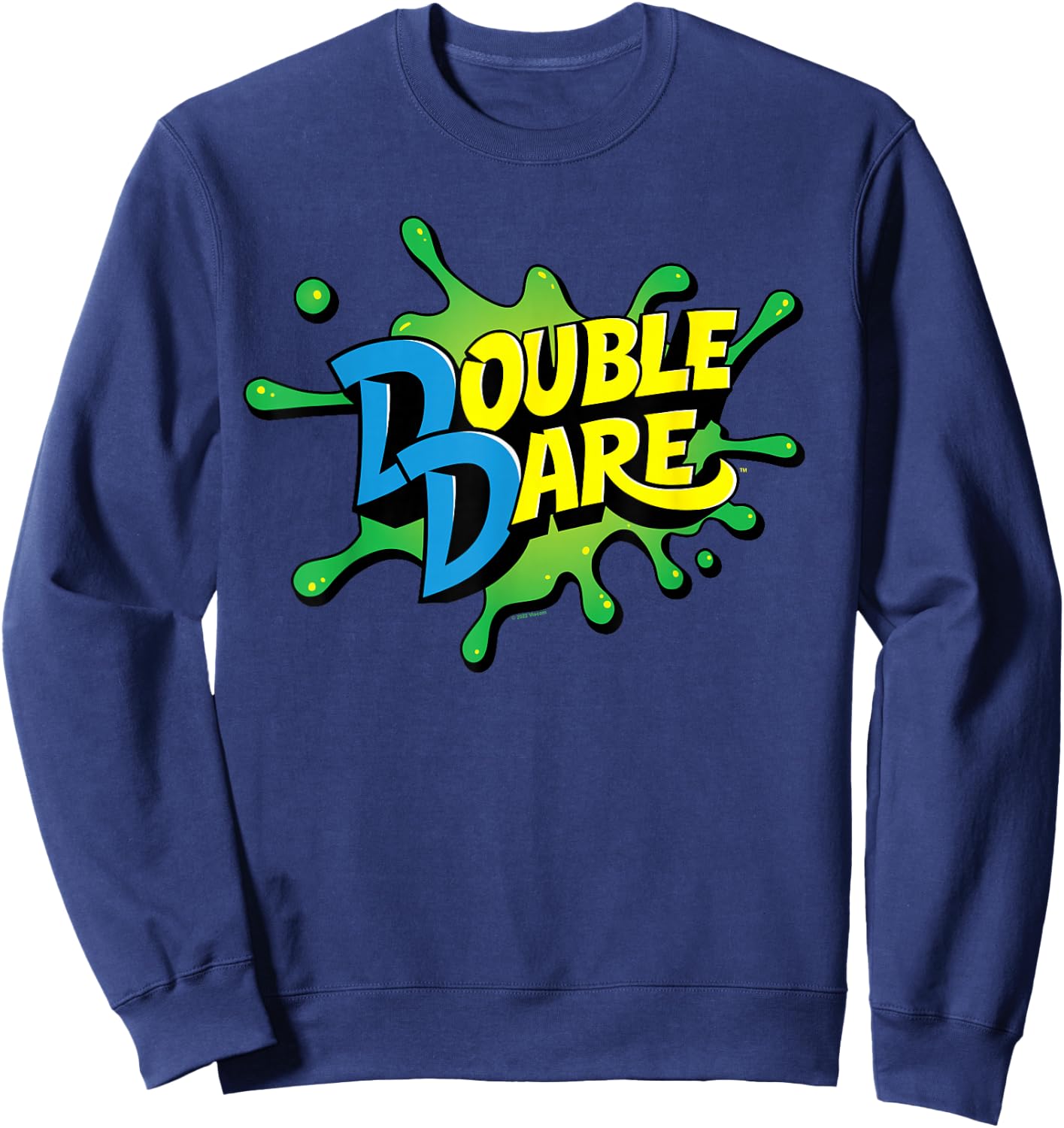 Double Dare Splat Stacked Logo Sweatshirt - Sweatshirt | Navy