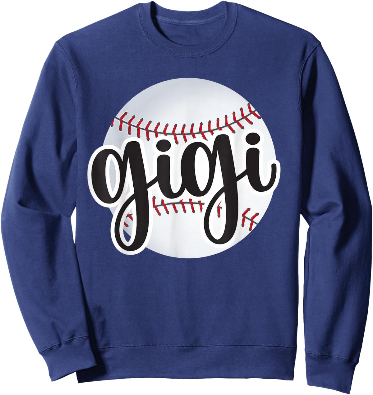 Baseball Gigi Baseball Fan Proud Baseball Grandma Gigi Sweatshirt - Sweatshirt | Navy