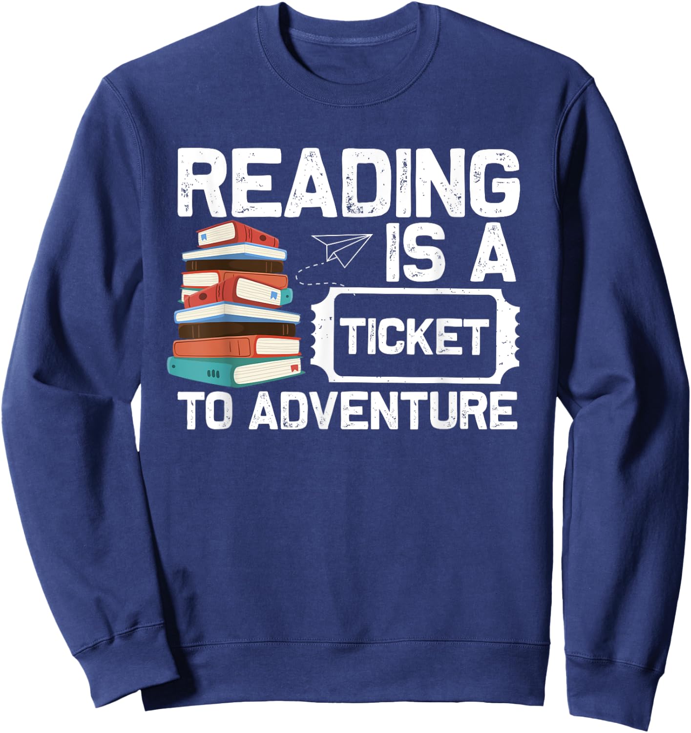 Cool Reading Women Read Books Library Book Lovers Sweatshirt - Sweatshirt | Navy