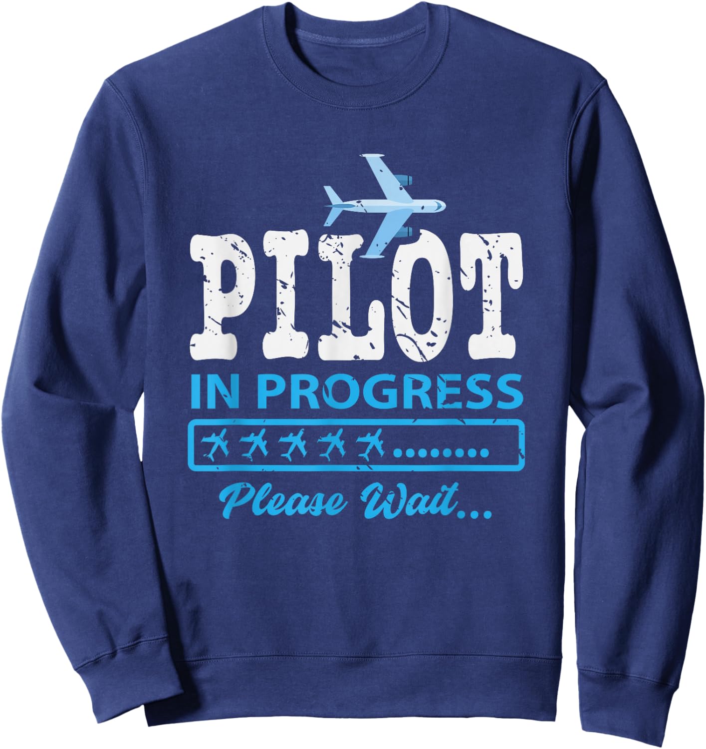 Airport Aeroplane Gift Future Pilot Sweatshirt - Sweatshirt | Navy