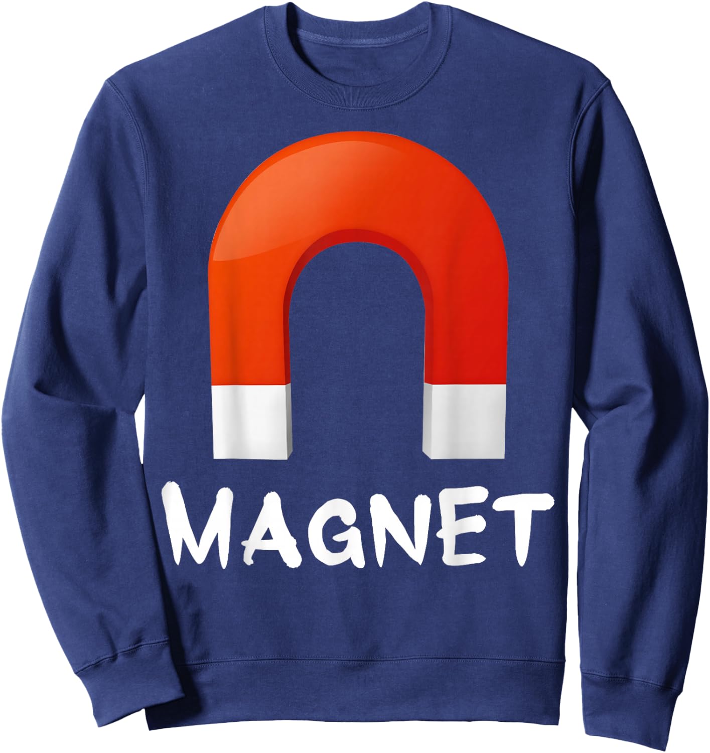 Magnet Halloween Costumes Shirt Matching For Couples Sweatshirt - Sweatshirt | Navy