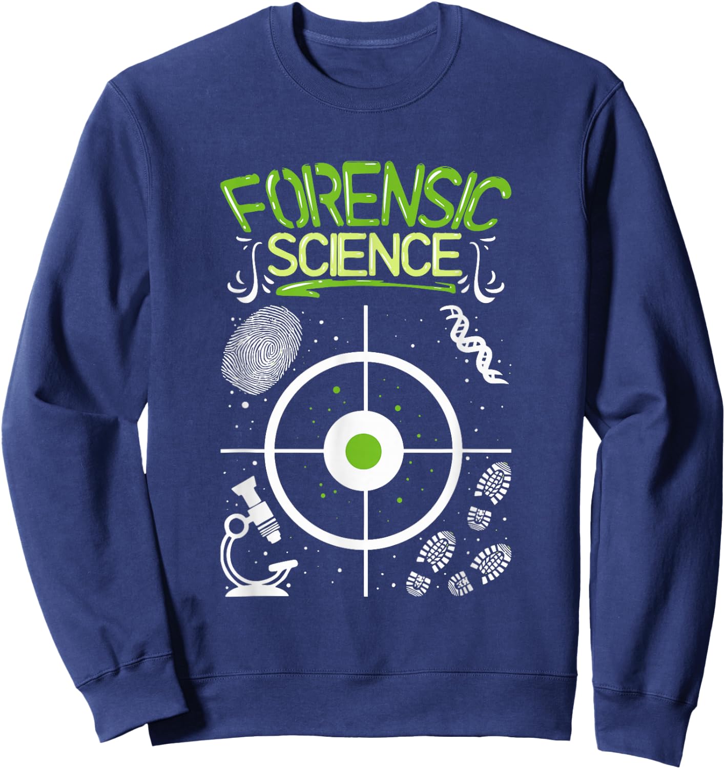 Crime Scene Forensic Science Gift Forensic Detective Sweatshirt - Sweatshirt | Navy