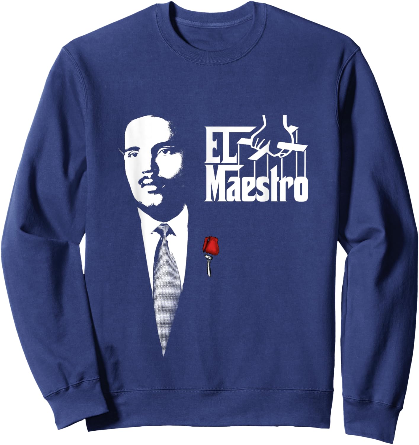Pedro Albizu Campos El Maestro Puerto Rico Sweatshirt - Sweatshirt | Navy