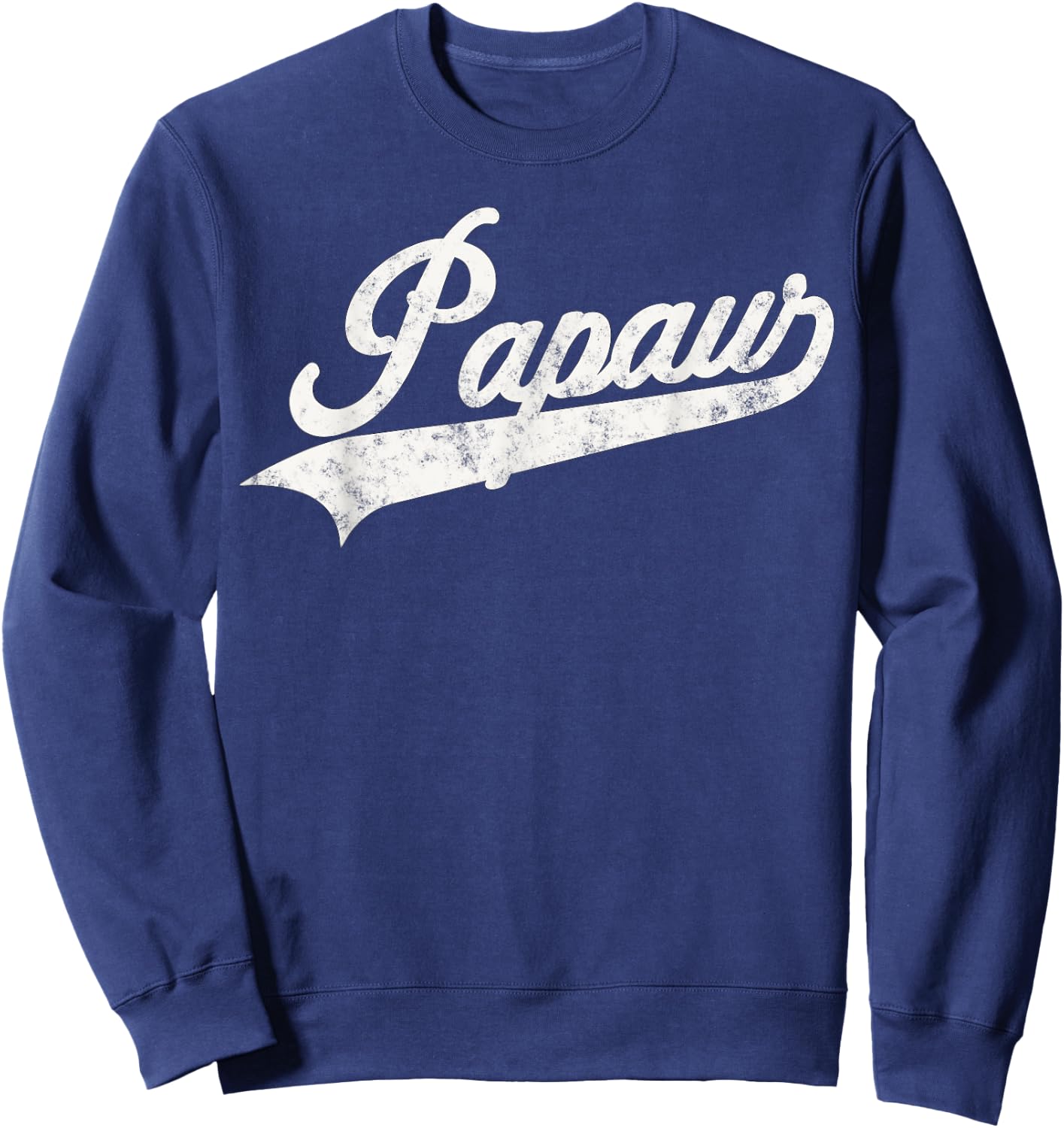 Papaw Retro Style Funny Father’s day Gift Dad Grandpa Sweatshirt - Sweatshirt | Navy
