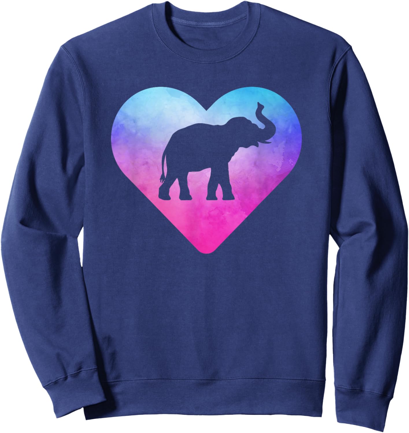 Women or Girls Elephant Sweatshirt - Sweatshirt | Navy