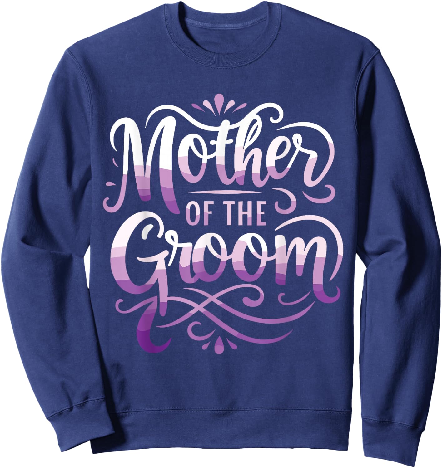 Mother Of The Groom Groom's Mom Sweatshirt - Sweatshirt | Navy