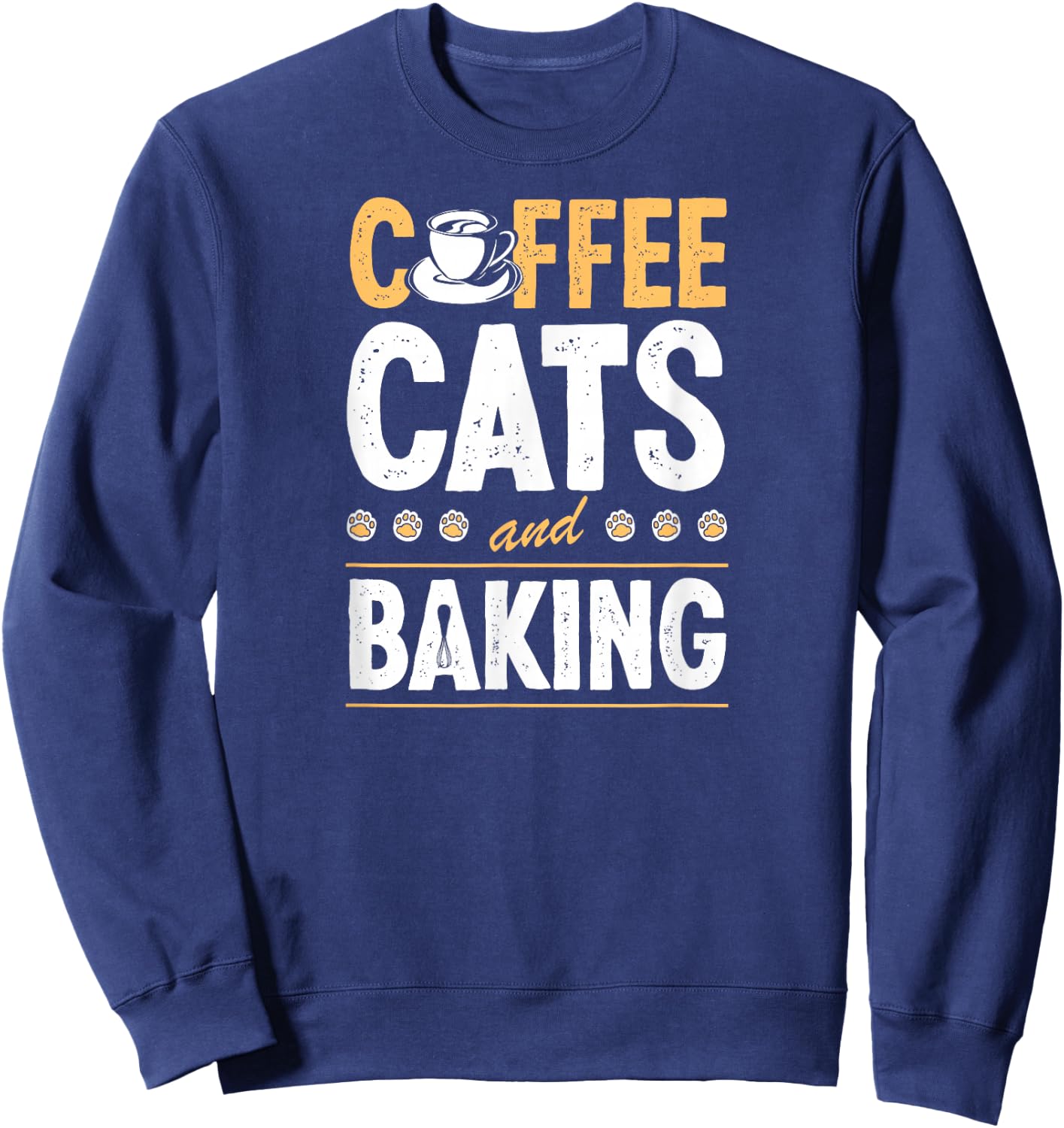 Coffee Cats And Baking Sweatshirt - Sweatshirt | Navy