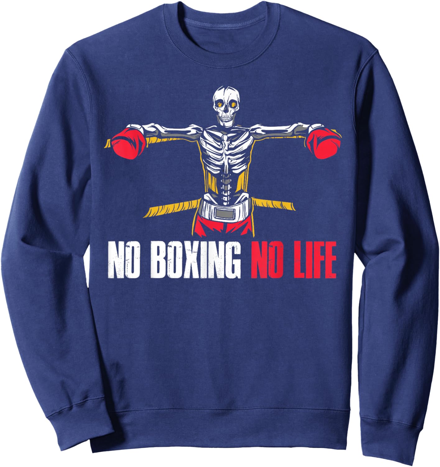 No Boxing No Life Sweatshirt - Sweatshirt | Navy