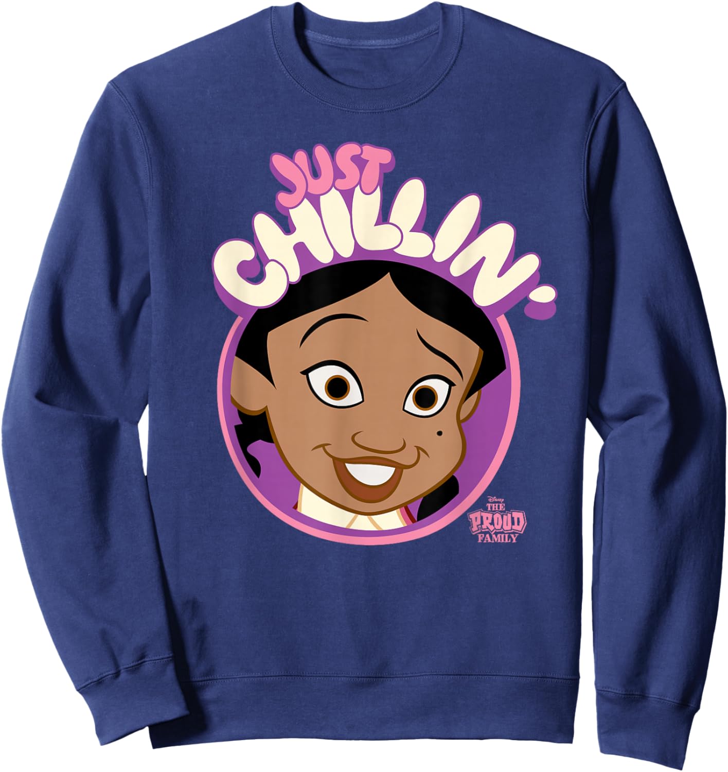 Disney The Proud Family Penny Proud Just Chillin' Sweatshirt - Sweatshirt | Navy