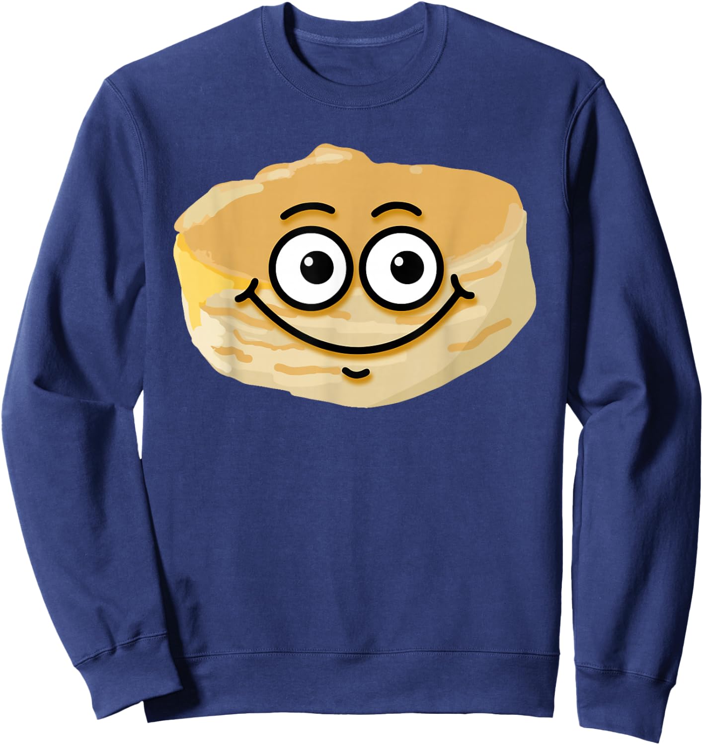 Buttermilk Biscuit Funny Cartoon Halloween Costume Sweatshirt - Sweatshirt | Navy