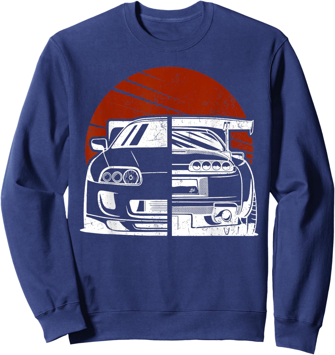 JDM Japan Motorsport Tuning Car Legend 90s Sweatshirt - Sweatshirt | Navy