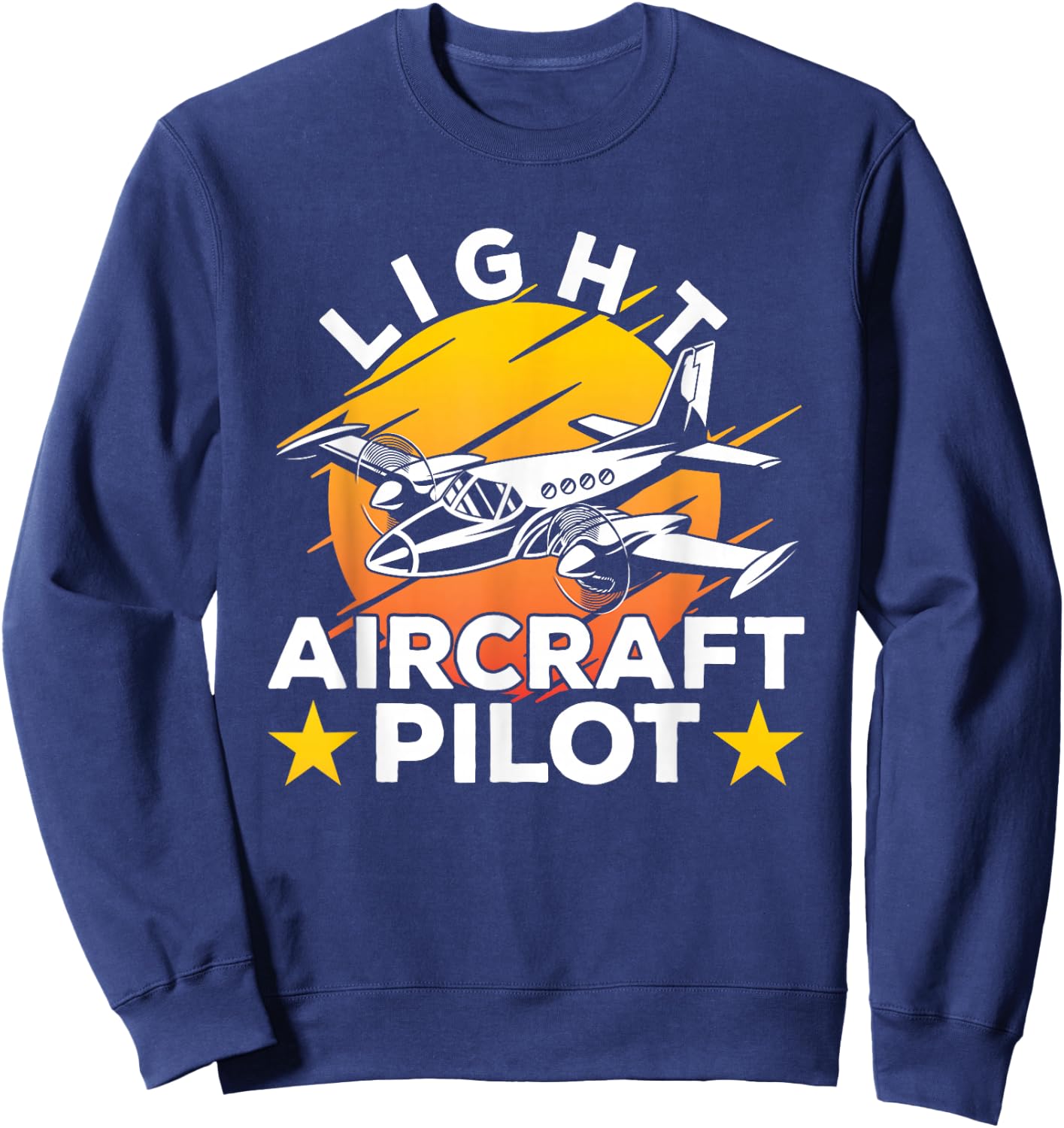 Light Aircraft Pilot Private Small Airplane Sweatshirt - Sweatshirt | Navy