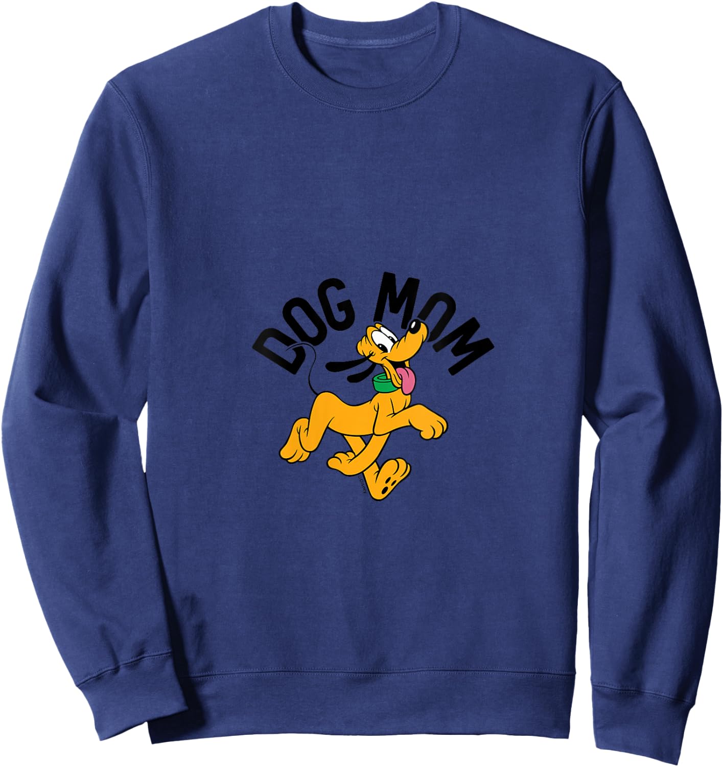 Pluto - Dog Mom V-Neck Sweatshirt - Sweatshirt | Navy
