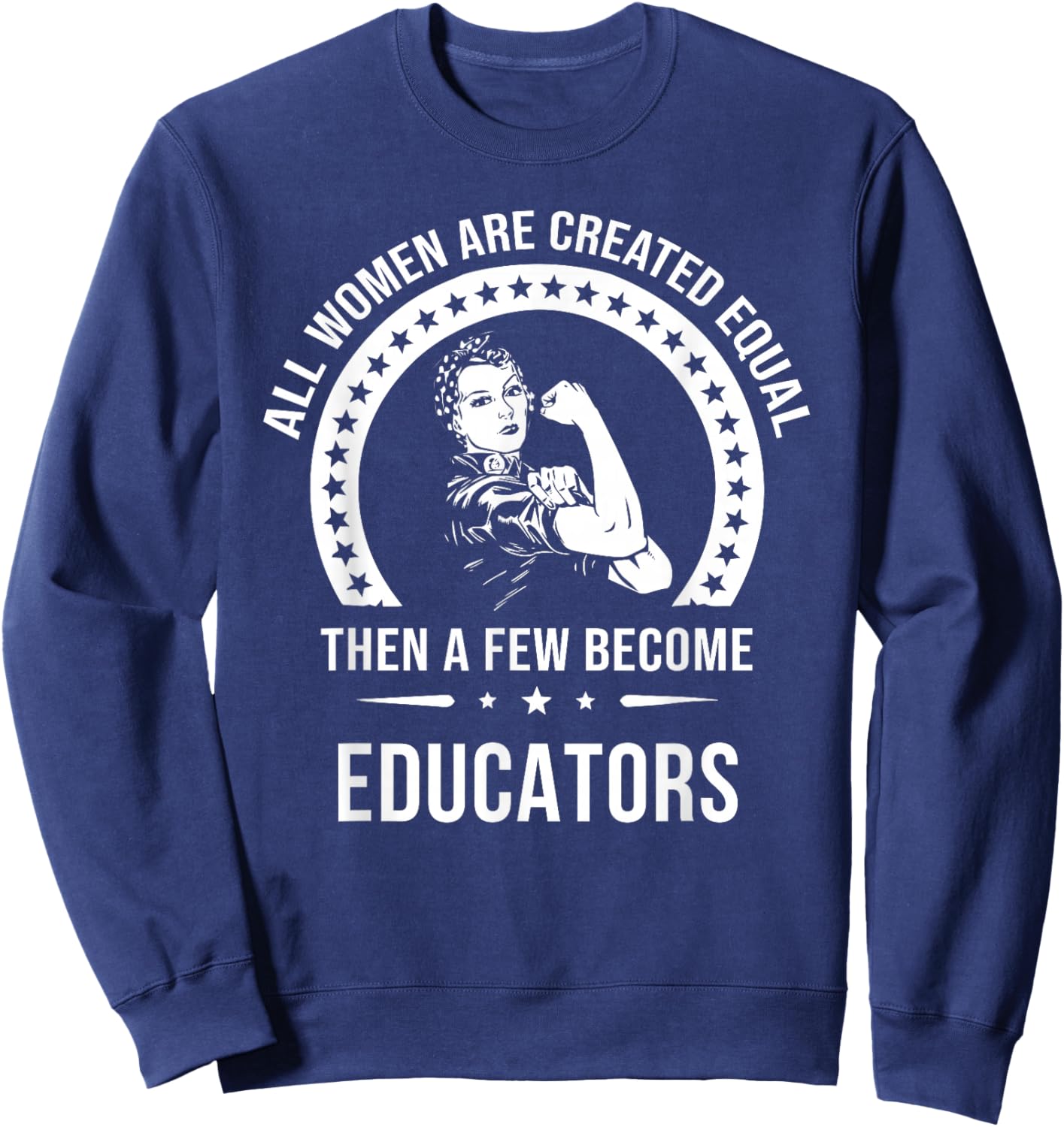 Educator Shirts | Educator Sweatshirt - Sweatshirt | Navy