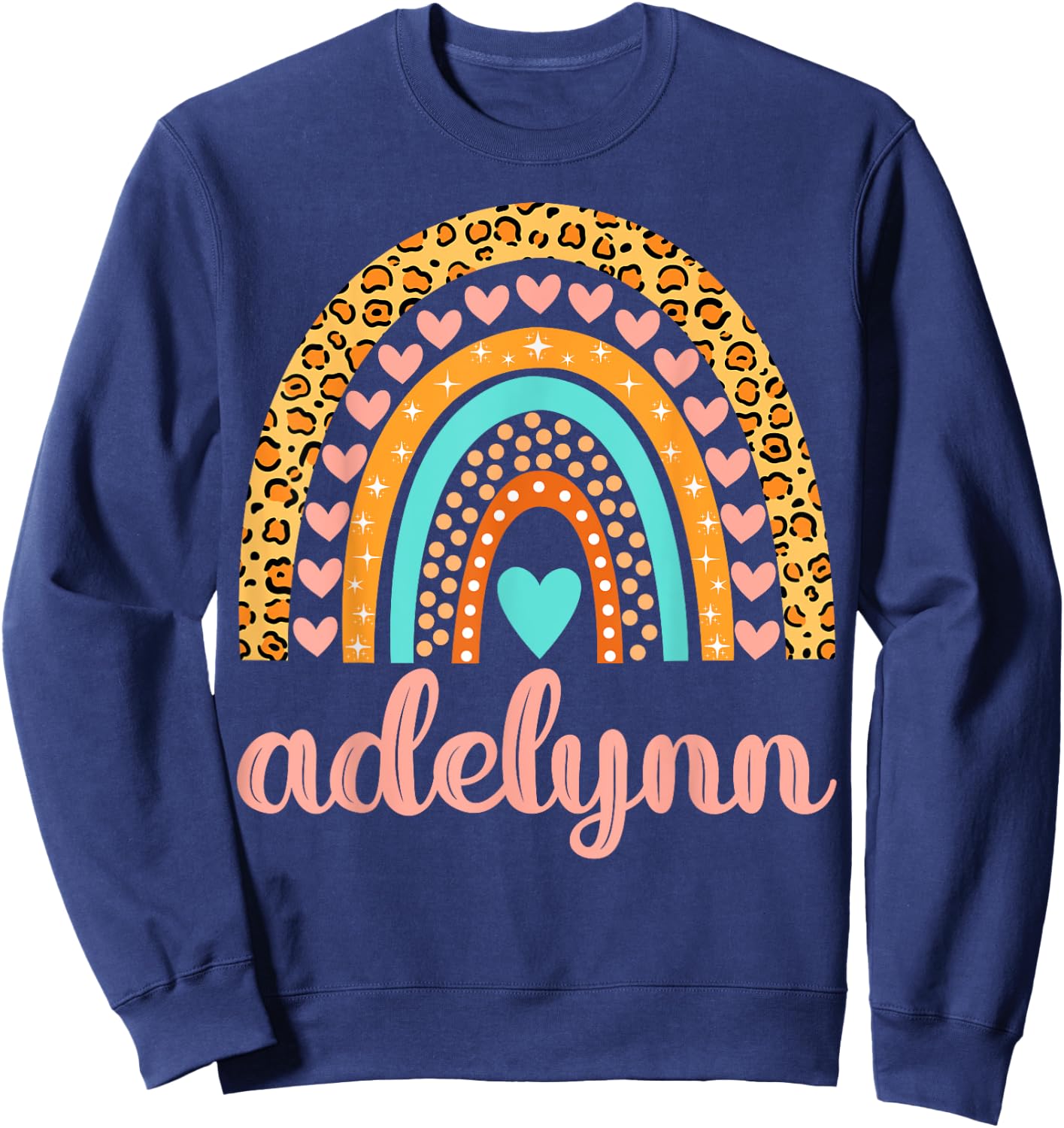 Adelynn Adelynn Name Birthday Shirt Gift Sweatshirt - Sweatshirt | Navy